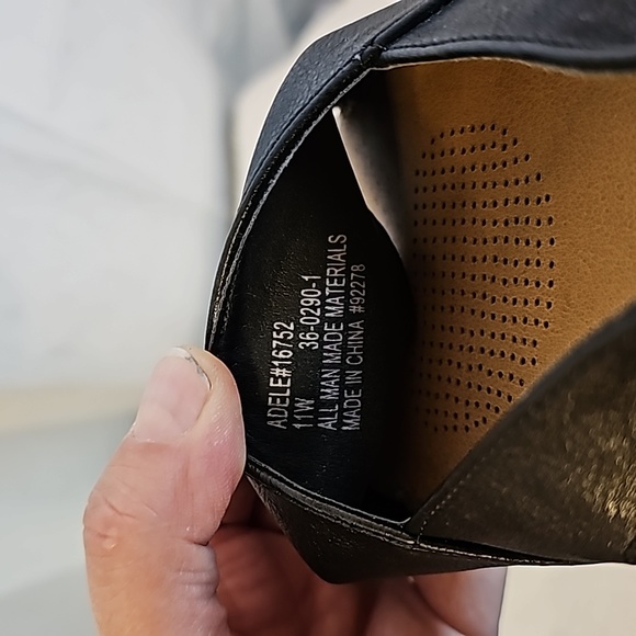 Comfortview Adele Sling Sandals Black 11WW - Picture 7 of 8